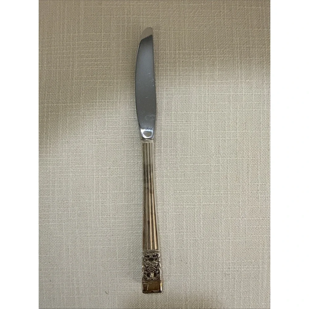 Vintage Oneida Community Silver Coronation 1936 Silverplate 1 Dinner Knife 8.5